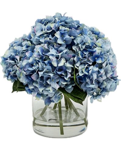 Light Blue Hydrangea in Glass in Acrylic