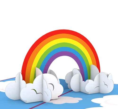 Love-Pop 3D Card - Rainbow