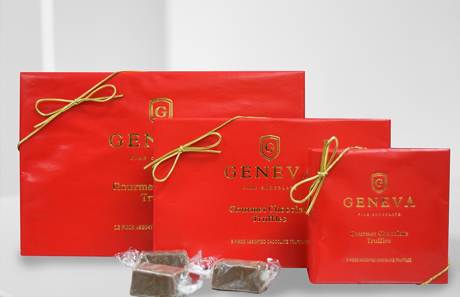 box of Geneva Fine Chocolate